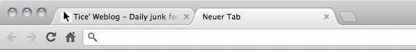 Chrome Neue Tabs im Vordergrung